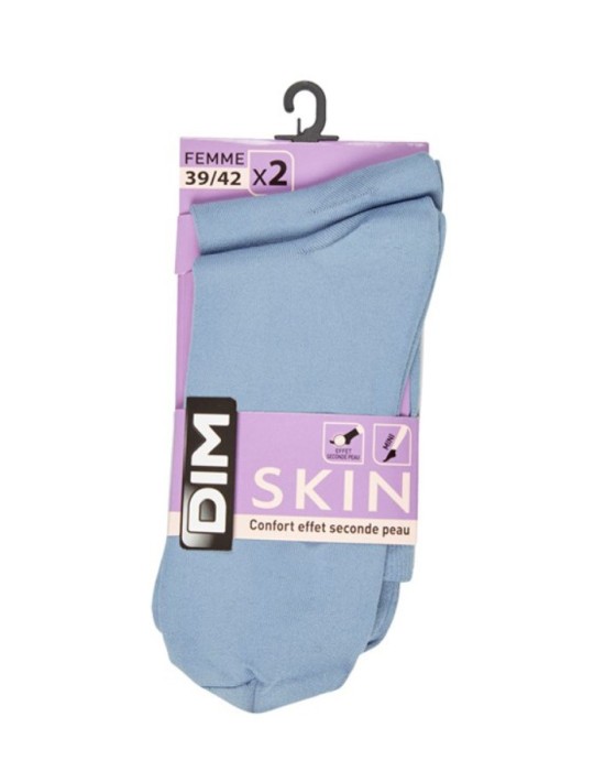Lot de chaussettes femmes Skin unies de DIM Lot de chaussettes femmes Skin unies de DIM