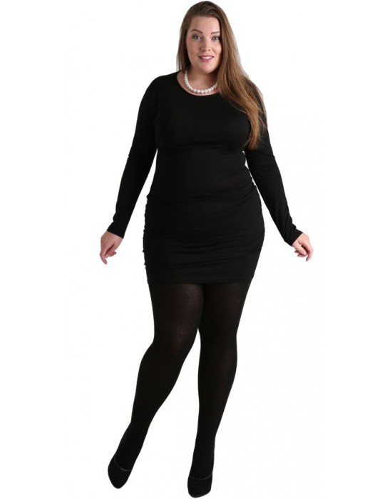 Collant opaque grande taille noir de Pamela Mann sur collant.fr