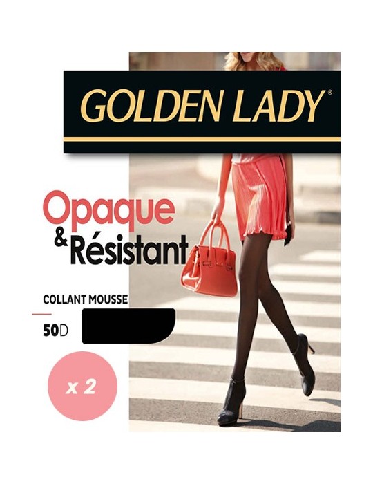 Lot collants mousse opaque