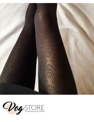Collant noir fantaisie Debby 2