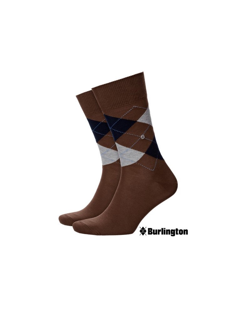 Chaussettes Hommes motifs argyle King de Burlington