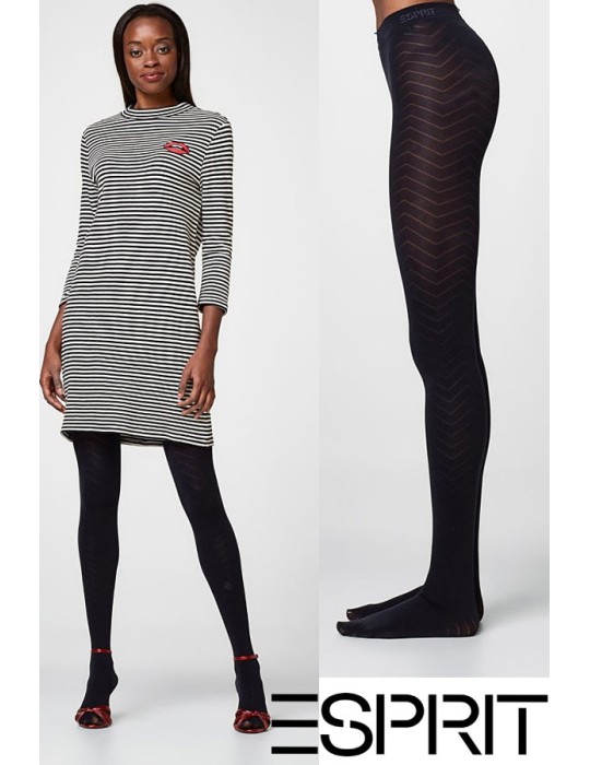 Collant opaque ZigZag ESPRIT