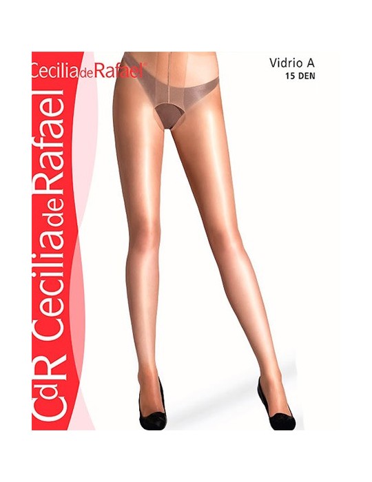 Collant ouvert brillant Vidrio A Cecilia de Rafael