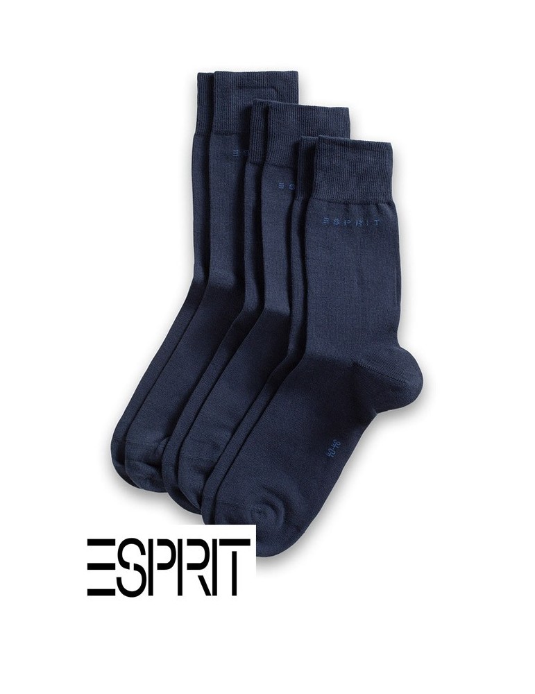 Lot 3 paires de chaussettes coton Homme ESPRIT