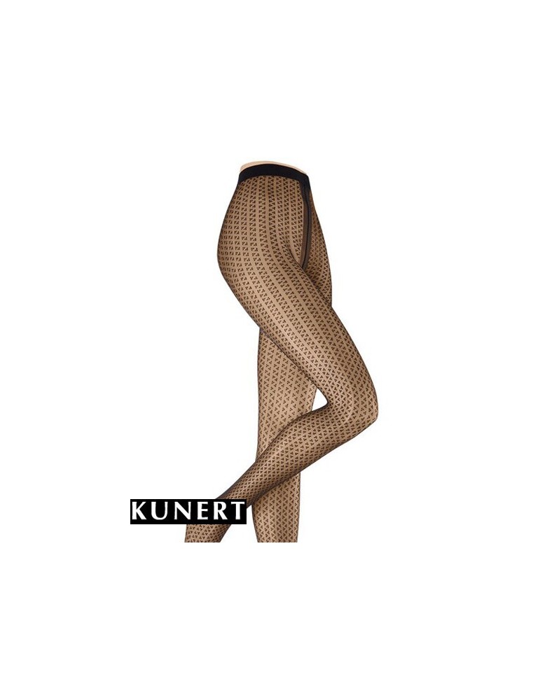 Collant motifs géométriques Fine Triangles de Kunert 