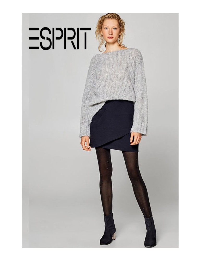 Collant plumetis noir ESPRIT