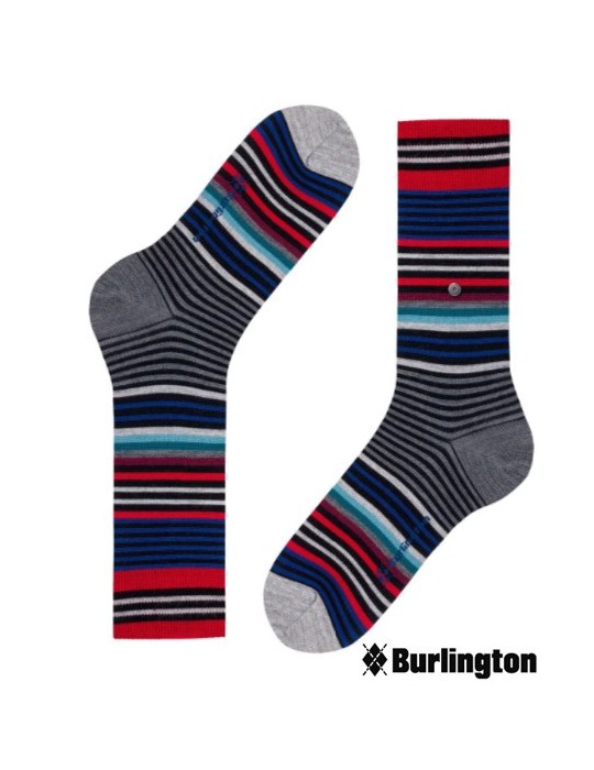 Chaussettes fantaisie Hommes Stripe de Burlington