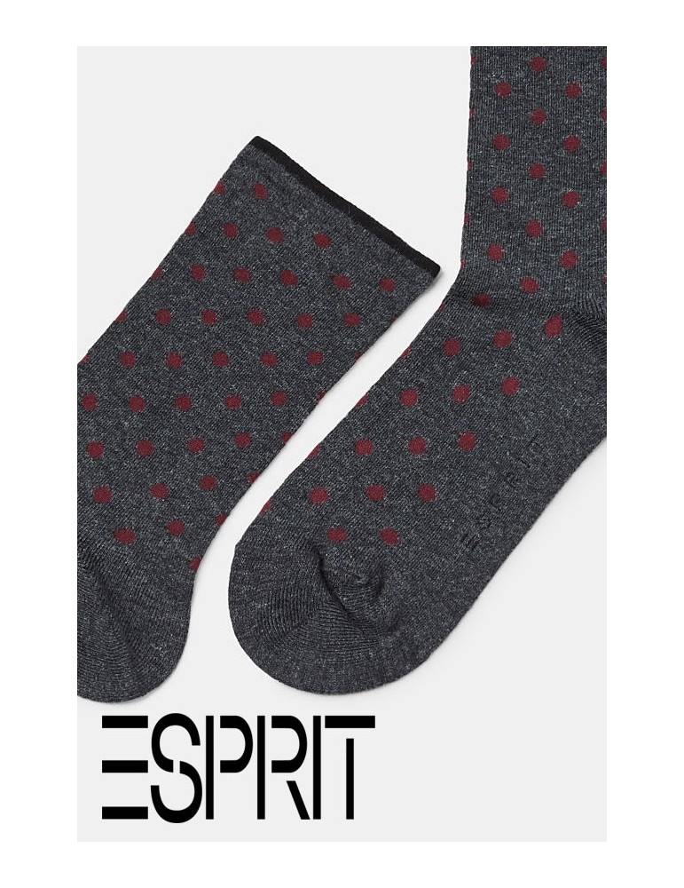 Chaussettes femme colorées à pois Esprit