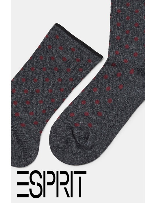 Chaussettes femme colorées à pois Esprit