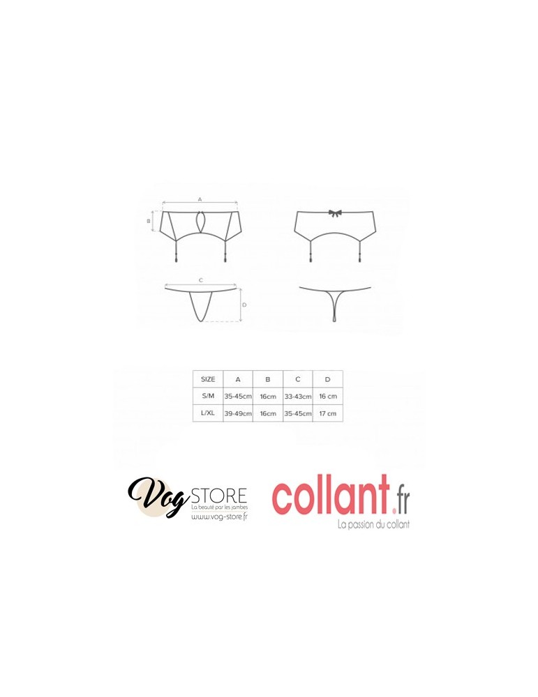 Porte-jarretelles et string de Vog Store