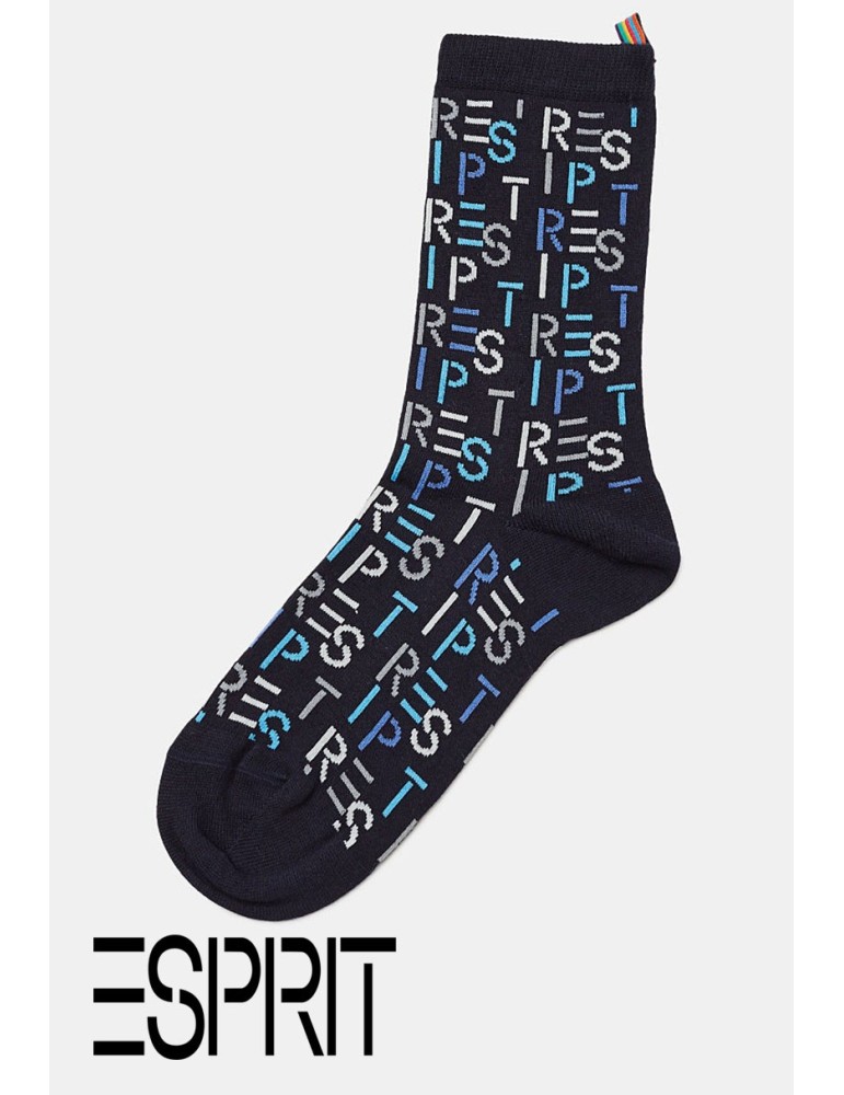 Chaussettes marine Femmes ciglées ESPRIT