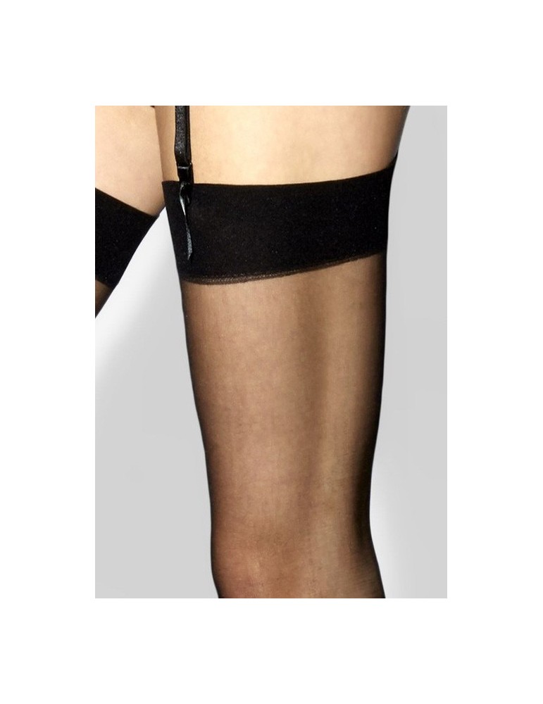 Bas voile spécial porte-jarretelles