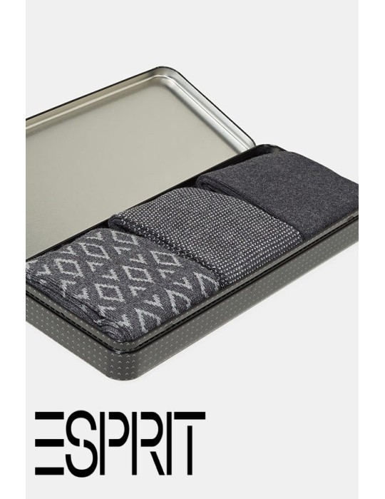 Coffret  3 paires chaussettes Hommes ESPRIT