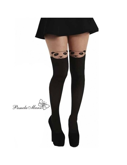 Collant Fantaisie Panda noir Collant Fantaisie Panda noir