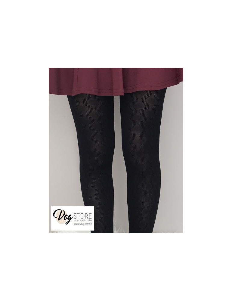 Collant noir fantaisie Sissi