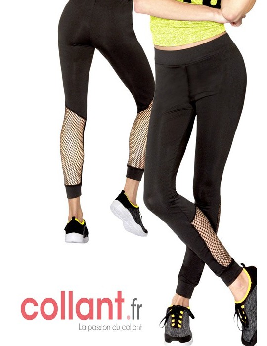 Legging Fitness fantaisie résille Legging Fitness fantaisie résille