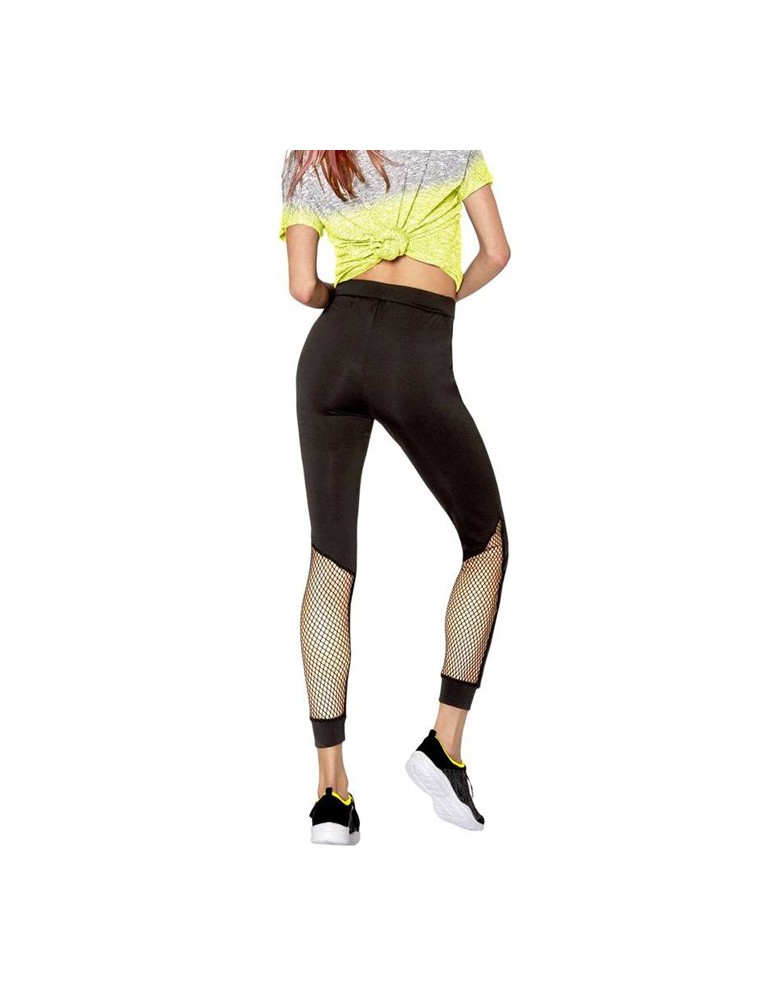 Legging noir sport résille