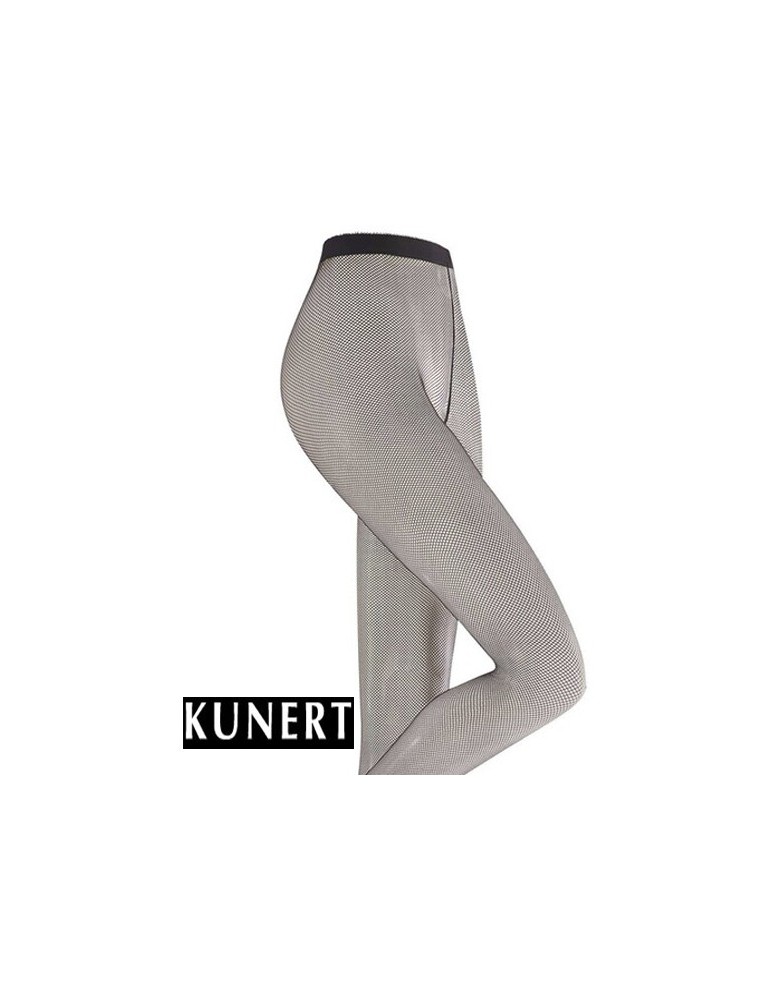 Collant résille noire Raffinesse Net de Kunert sur collant.fr