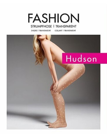 Collant fantaisie Love avec coeurs allover Hudson 2