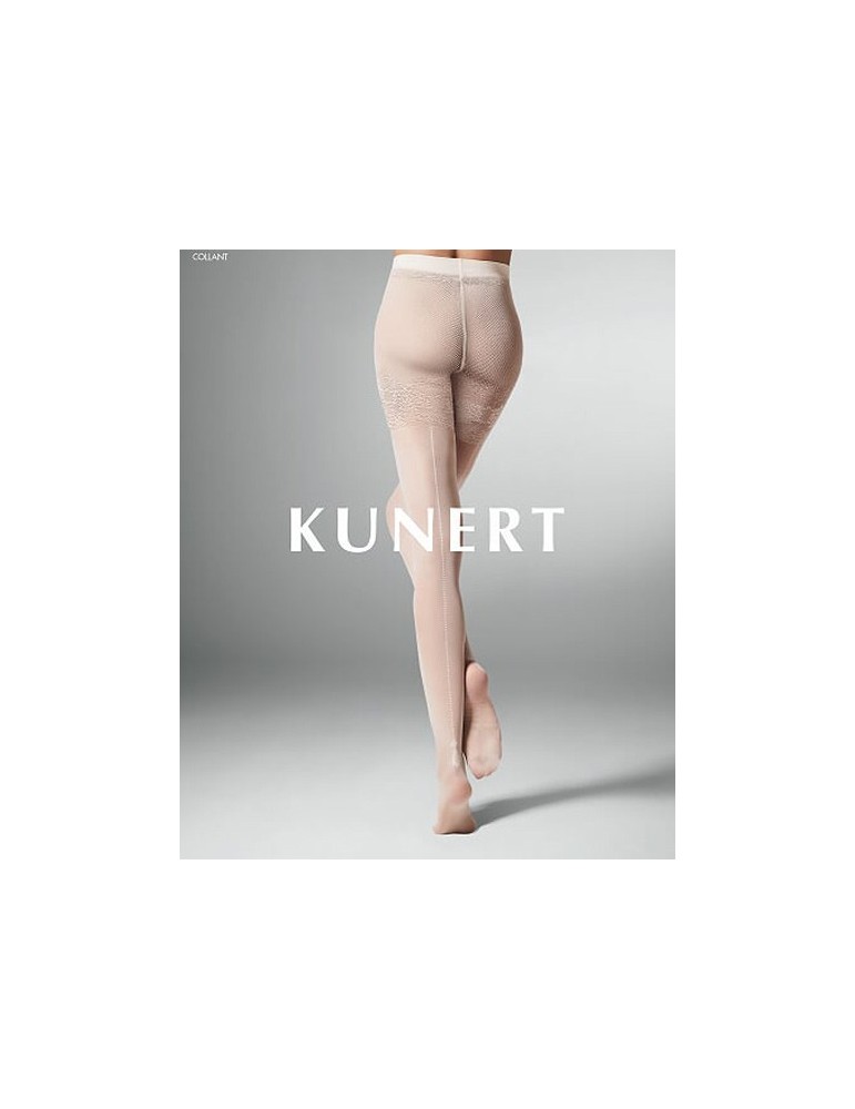 Collant résille et couture Charming de Kunert