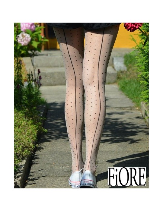 Collant rétro Intrigue de Fiore sur collant.fr