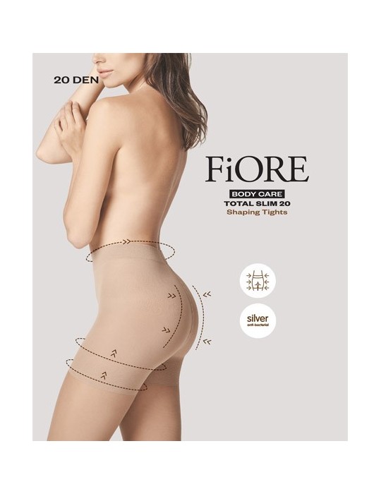 Collant santé Total Slim 20  de Fiore sur collant.fr