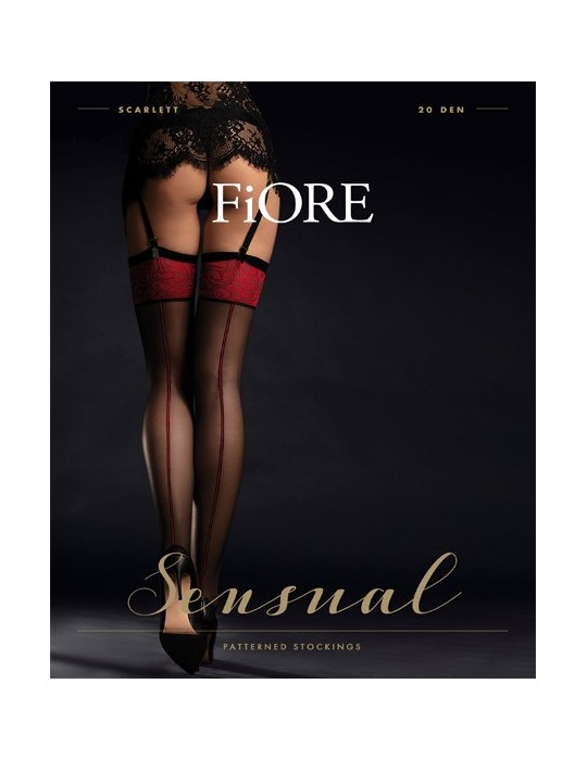 Bas classique sexy Scarlett de Fiore sur collant.fr