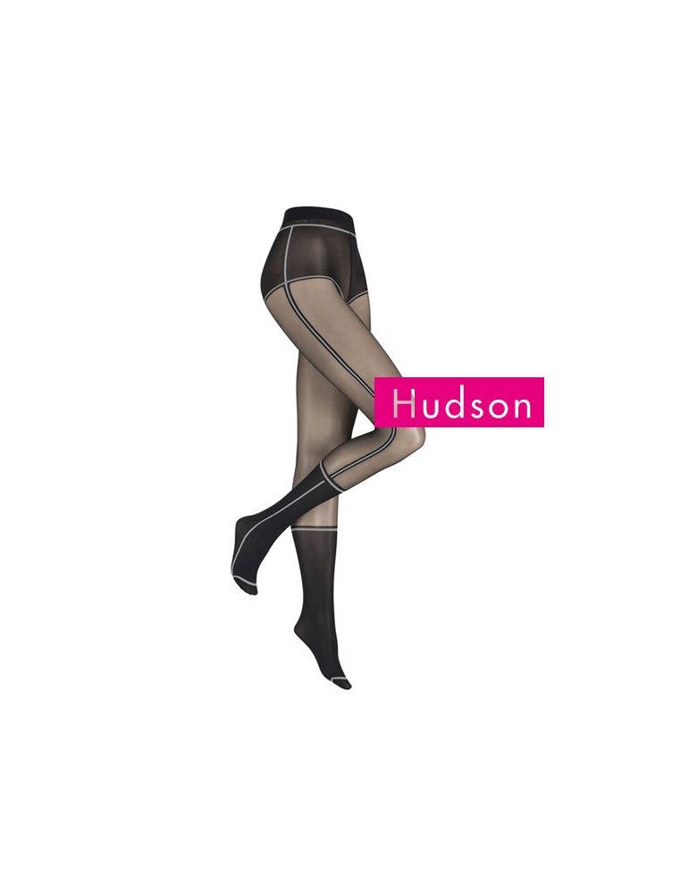 Collant fantaisie imprimé couture Hudson sur collant.fr