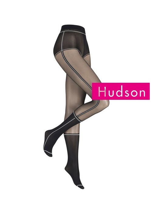 Collant fantaisie imprimé couture Hudson sur collant.fr