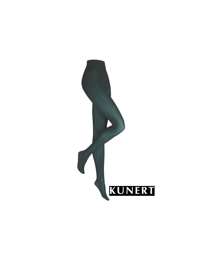 Collant Opaque bottle green Velvet 40 de Kunert