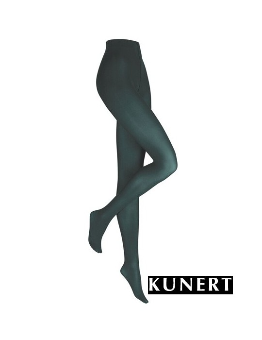 Collant Opaque bottle green Velvet 40 de Kunert