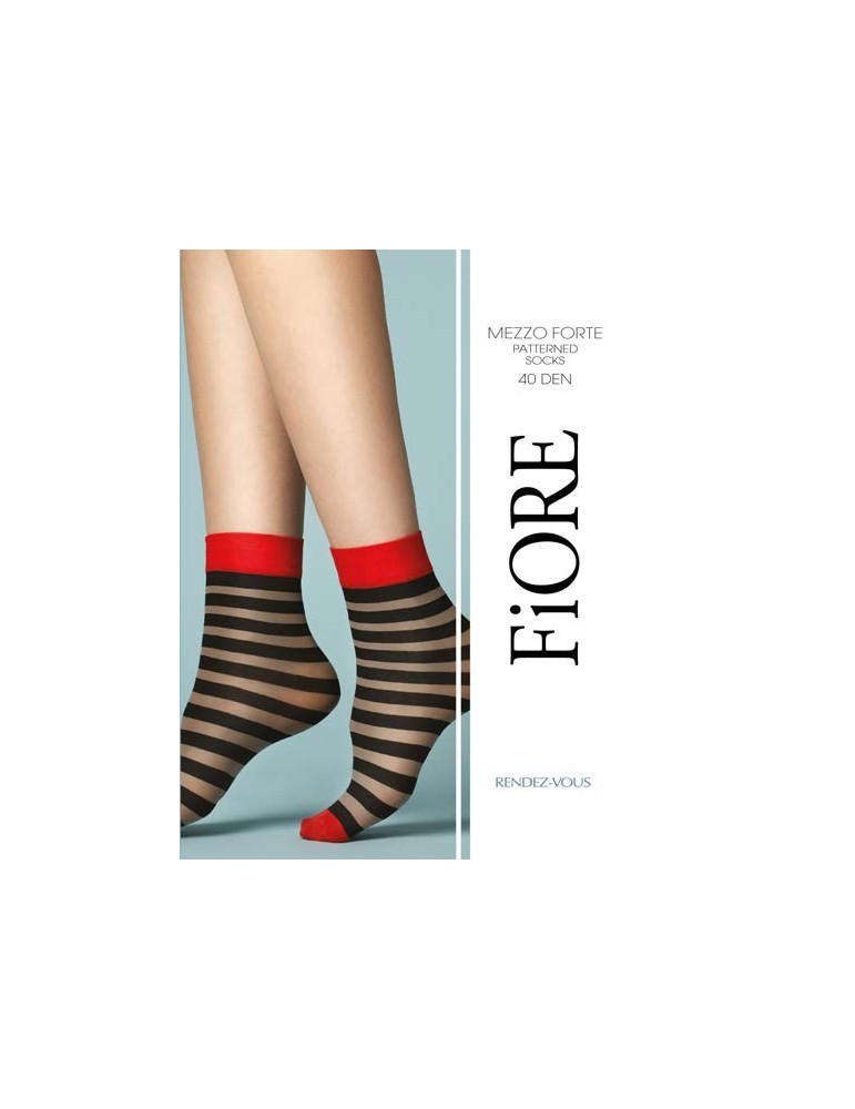 Socquettes sexy rayées Mezzo Forte de Fiore