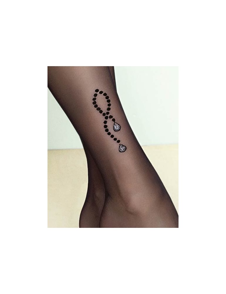 collant semi-transparent sparkle de Fiore