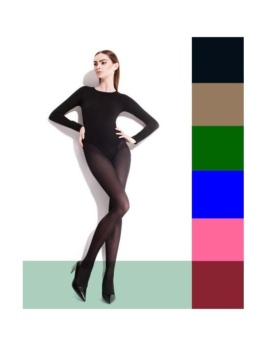 Collant microfibre coloré Paula de Fiore sur collant.fr Collant microfibre coloré Paula de Fiore sur collant.fr