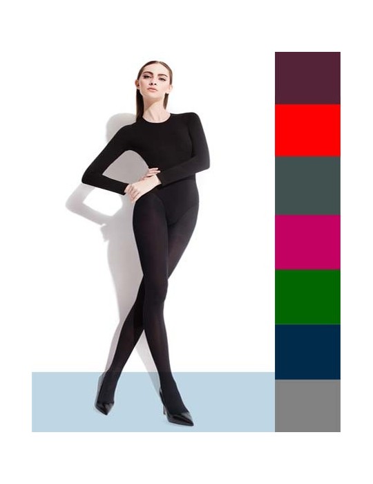 Collant grande taille microfibre coloré Roza de Fiore Collant grande taille microfibre coloré Roza de Fiore