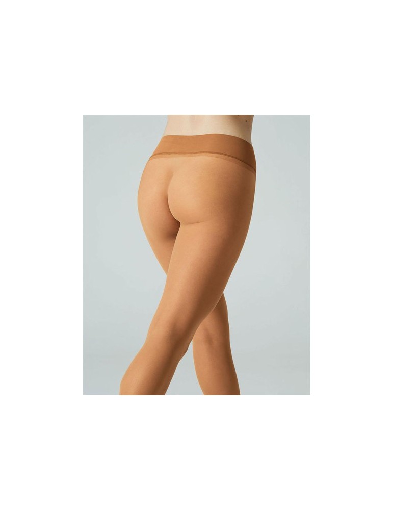 Collant seamless caramel 15 deniers de Cette sur collant.fr