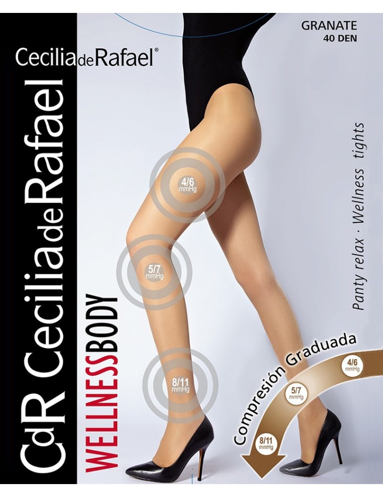 Collant compression  Granate