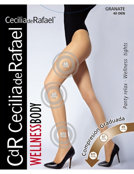 Collant compression  Granate