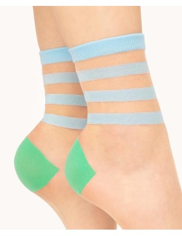 Socquettes fantaisie True Blue de Fiore sur collant.fr 2
