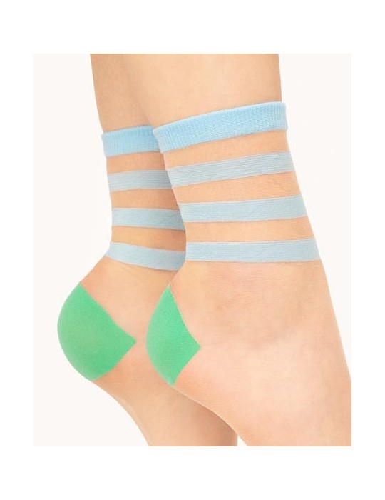 Socquettes rose ballet True Blue de Fiore sur collant.fr