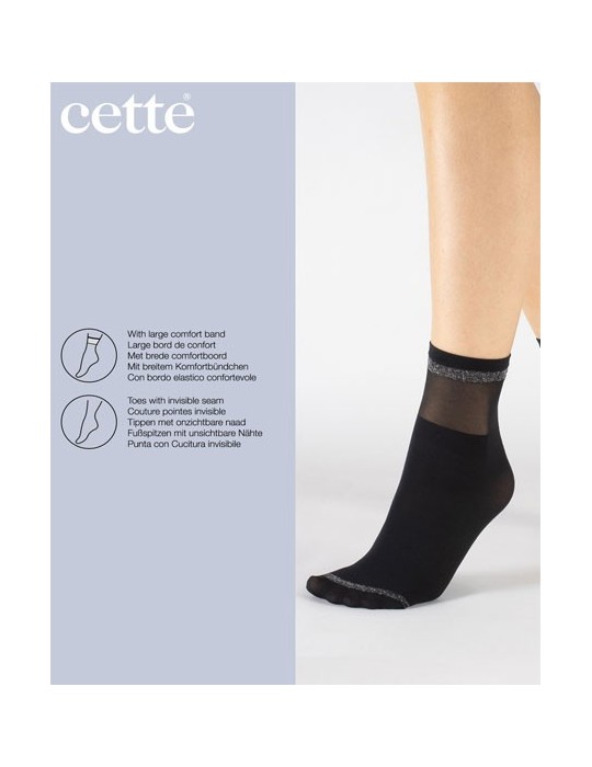 Socquettes fantaisie opaques Twinkle de Cette