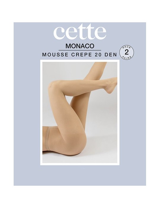 Lot 2 collants mousse Monaco de Cette