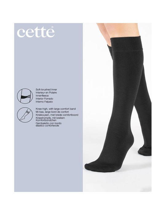 Mi-bas polaire de collant.fr