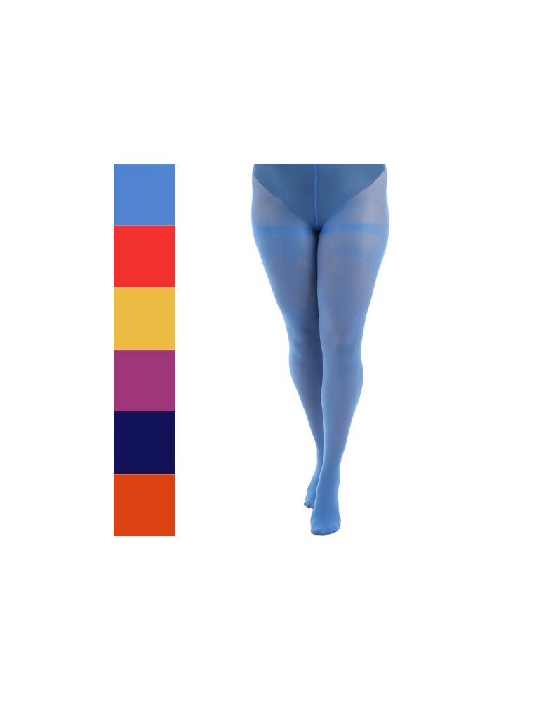 collant opaque coloré grande taille Pamela Mann