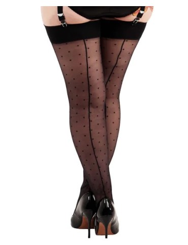 Bas classique couture et pois retro Pamela Mann 2