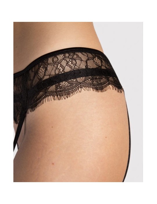 Porte-jarretelles noir Blissful