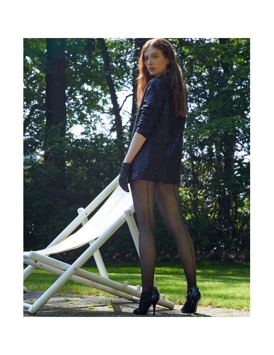 Collant couture noir Sophistication de Cette