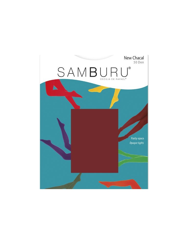 Collant Opaque coloré Chacal de Cecilia de Rafael sur collant.fr