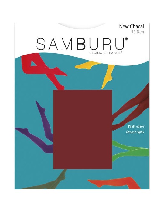 Collant Opaque coloré Chacal de Cecilia de Rafael sur collant.fr