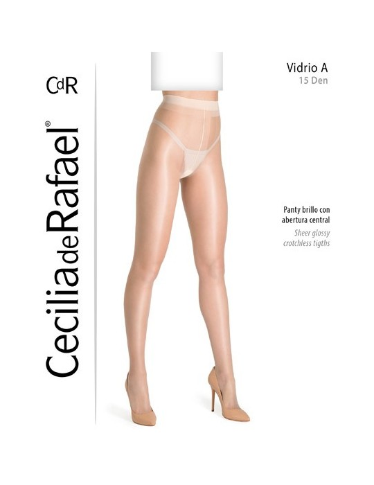 Collant ouvert brillant Vidrio A Cecilia de Rafael